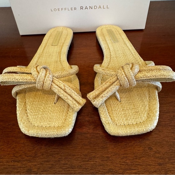Loeffler Randall Hadley Natural Bow Sandal - Picture 11 of 14